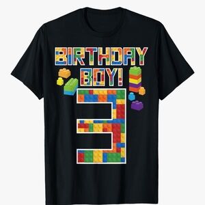 Port and Company Black Birthday Boy Tee
